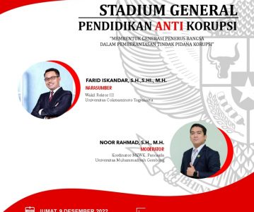 STADIUM GENERAL PENDIDIKAN ANTI KORUPSI