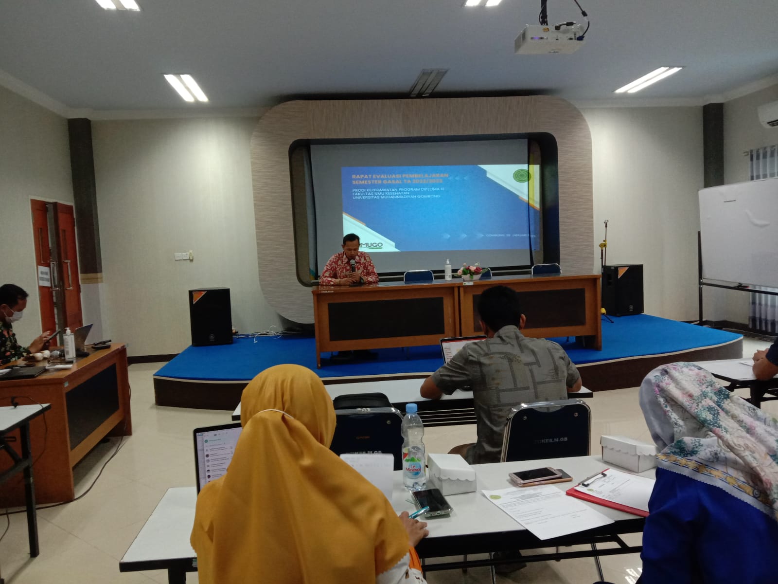 PROGRAM STUDI KEPERAWATAN PROGRAM DIPLOMA GELAR RAPAT EVALUASI PEMBELAJARAN SEMESTER GASAL TA 2022/2023