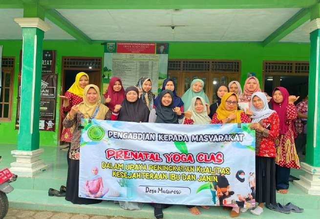 Pengabdian Masyarakat Dosen Prodi Kebidanan Program Sarjana Mengenai Prenatal Yoga Class dalam Upaya Peningkatan Kualitas Kesejateraan Ibu dan Janin di Desa Madureso Kecamatan Kuwarasan