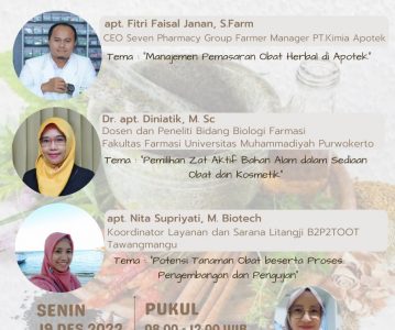 Program Studi Farmasi Program Sarjana Gelar Mini Simposium