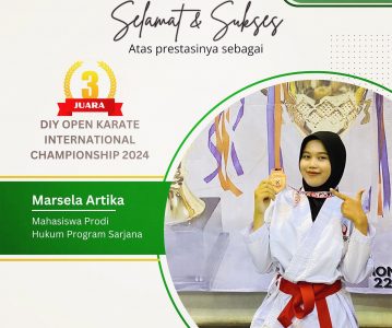 Mahasiswa Program Studi Hukum Menjadi Juara 3 Pada Kejuaraan DIY OPEN KARATE INTERNATIONAL CHAMPIONSHIP 2024