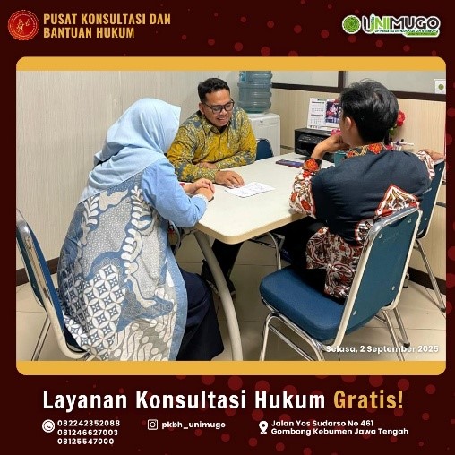 PKBH UNIMUGO Gelar Layanan Konsultasi Hukum Gratis untuk Masyarakat