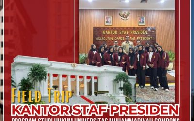 Mahasiswa Prodi Hukum UNIMUGO Melaksanakan Kunjungan Akademik ke Kantor Staf Presiden RI