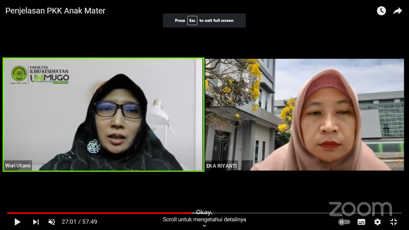 PEMBEKALAN PKK MATERNITAS DAN ANAK PROGRAM STUDI KEPERAWATAN PROGRAM SARJANA