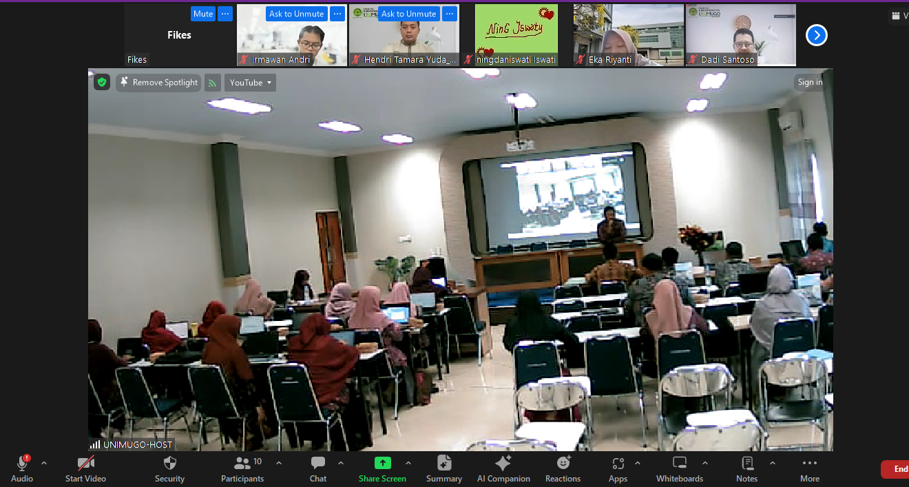 RAPAT EVALUASI PEMBELAJARAN SEMESTER GASAL PROGRAM STUDI KEPERAWATAN PROGRAM SARJANA TA 2023-2024