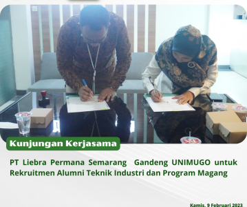 PT Liebra Permana Semarang Gandeng UNIMUGO untuk Rekruitmen Alumni dan Program Magang